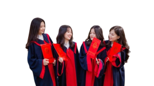 Công ty sản xuất áo cử nhân