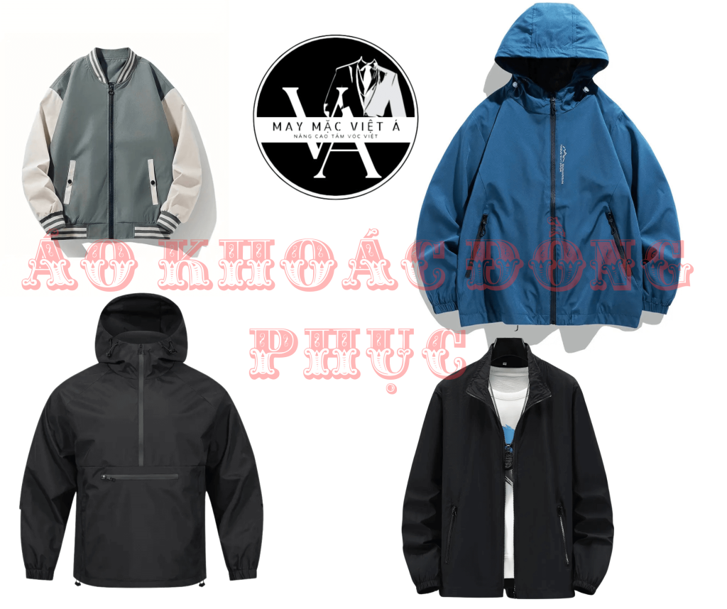 Sản xuất áo khoác đồng phục theo yêu cầu
